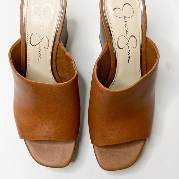 Jessica Simpson shantelle wedges NWOB suntan - Picture 4 of 7